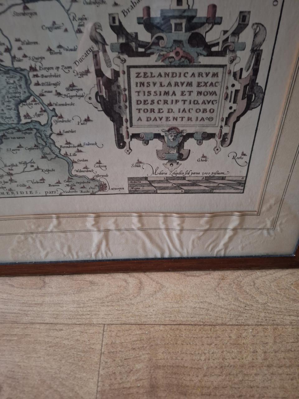 Landkaart Zeeland