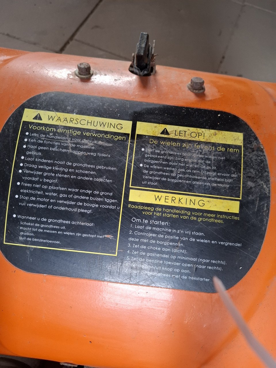 Kibani Grondfrees 500 mm.6.5 pk .