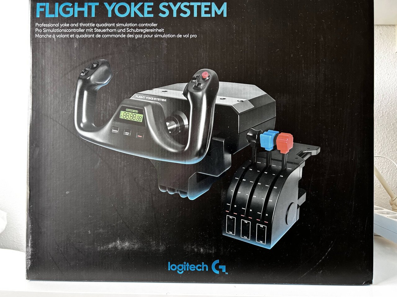 Logitech Throttle & Yoke set voor Microsoft Flichtsimulator