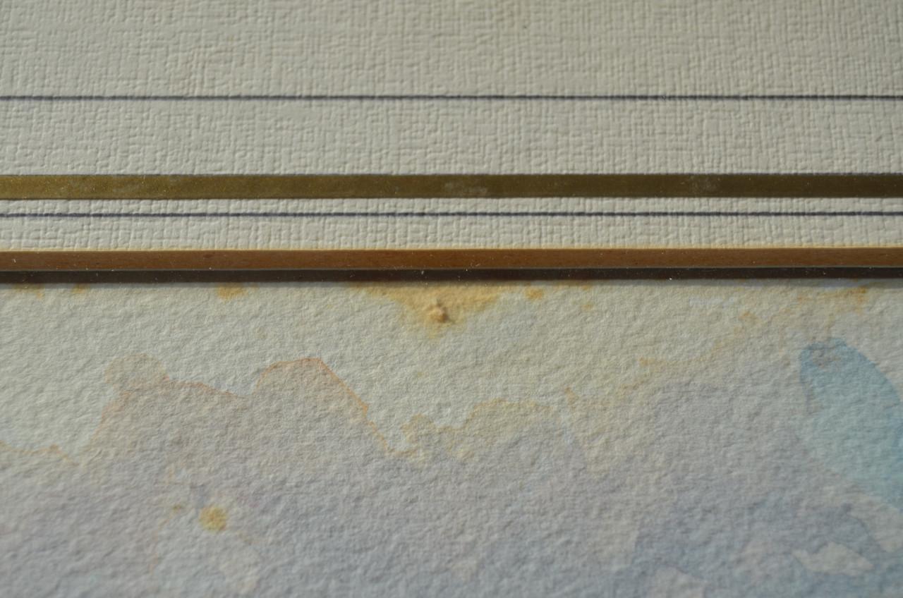 Aquarel G. van Steenbergen 'Poon op het Holl. Diep' 1988 gesigneerd.