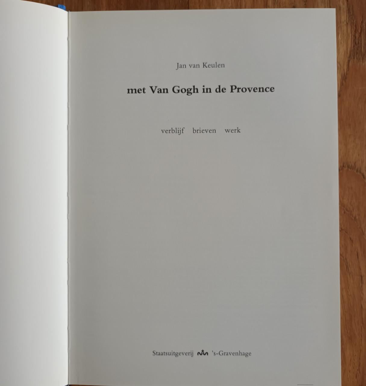 Jan van Keulen met Van Gogh in de Provence