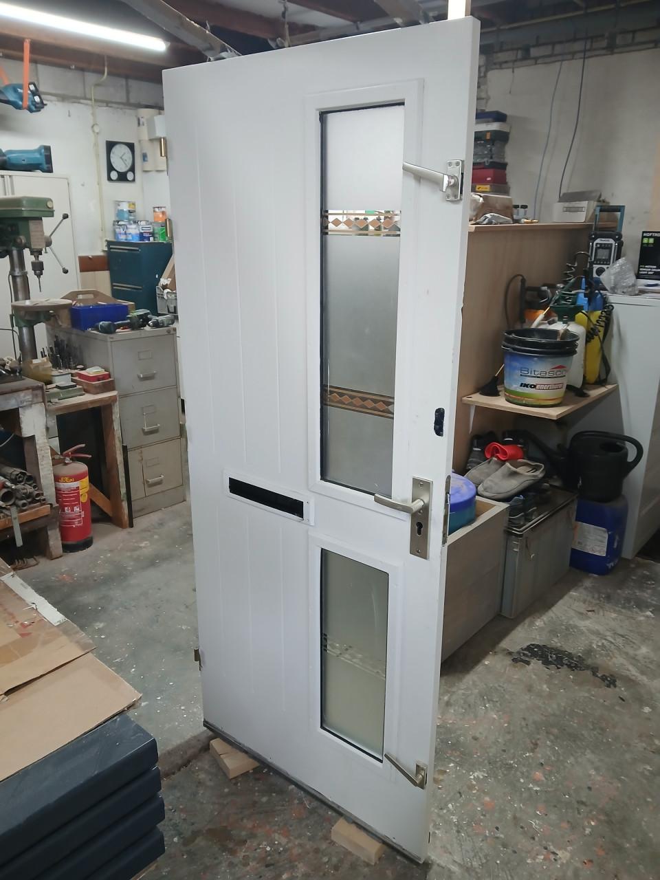 Voordeur met glas (88 x 201,5 cm)