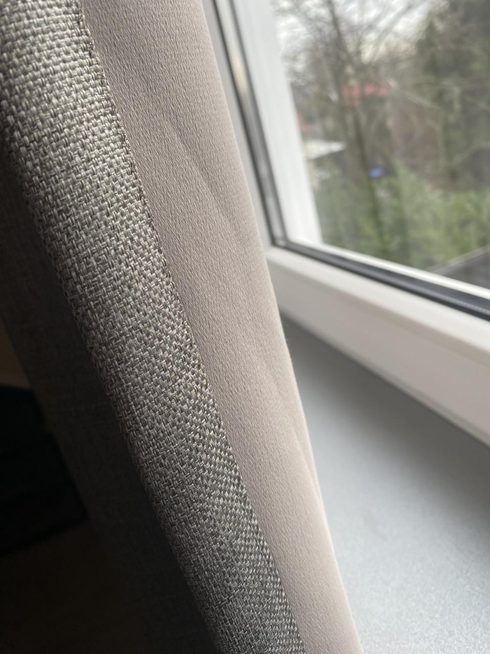 Mooie Donkergrijze verduisterende overgordijnen