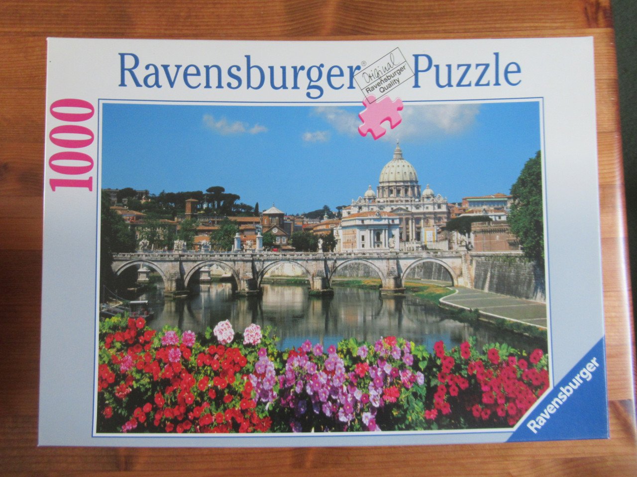 Mooie volledige puzzel van 1000 stukjes, zo goed als nieuw.