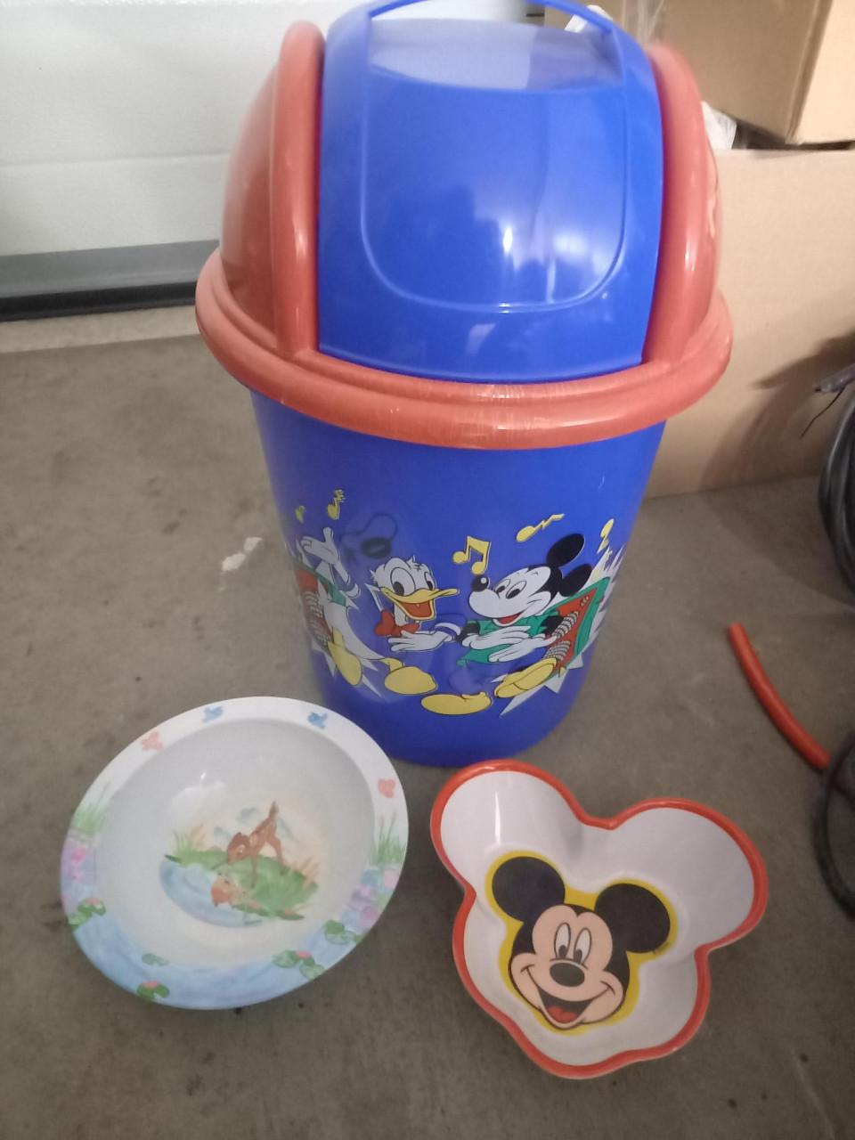 Kinder prullenbak Disney met deksel