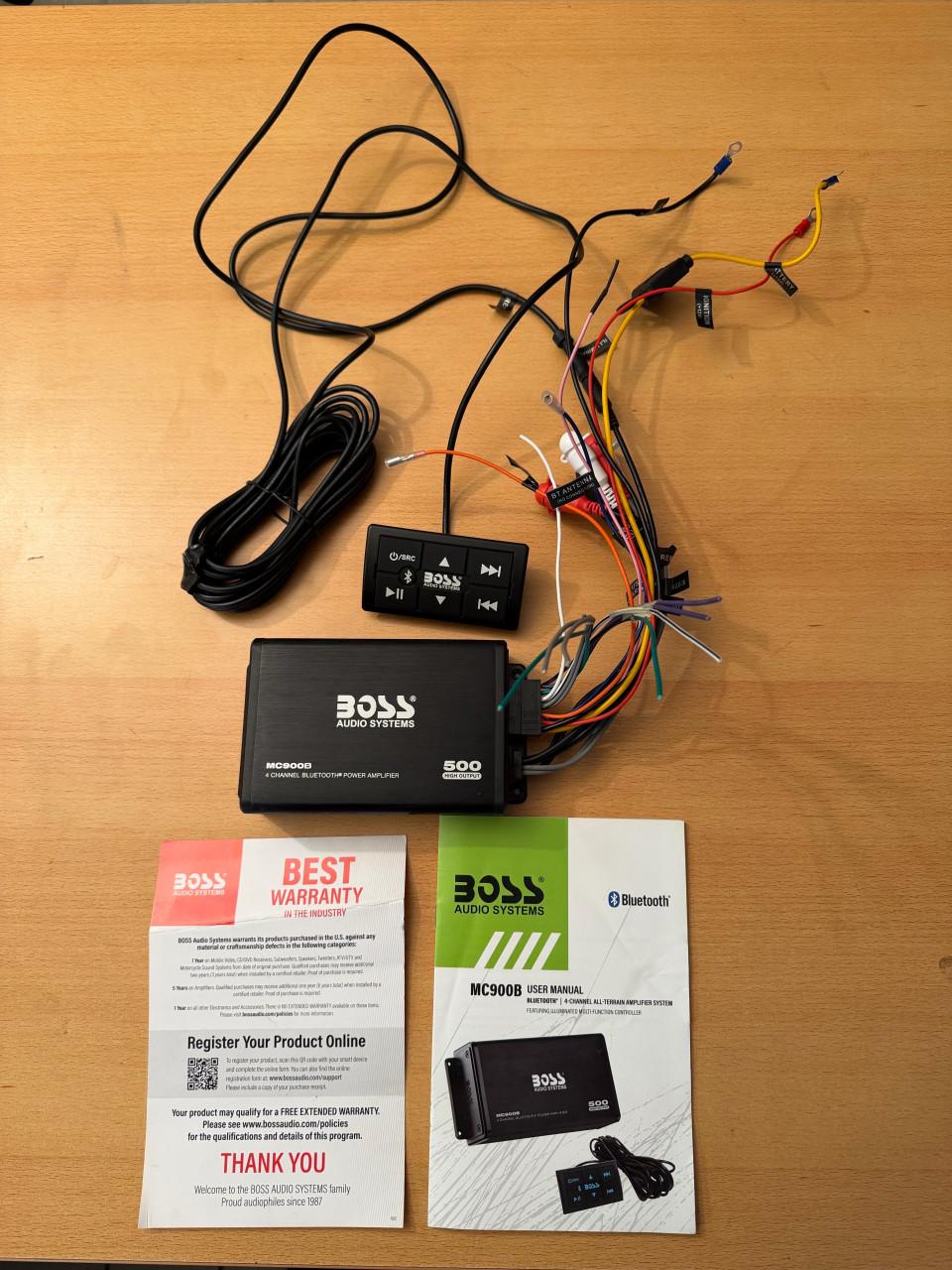 Boss watersport radio