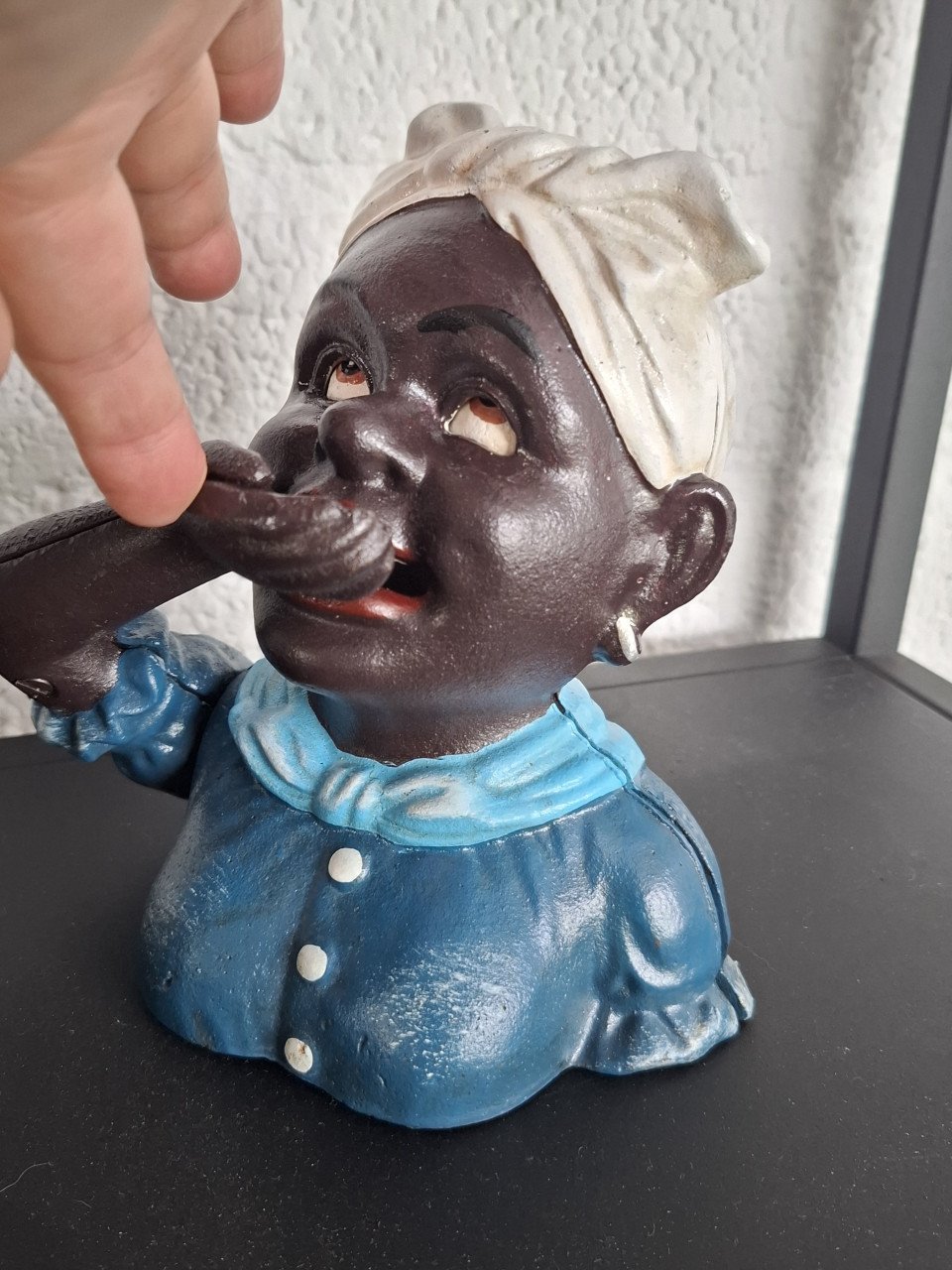 Gietijzeren spaarpot
