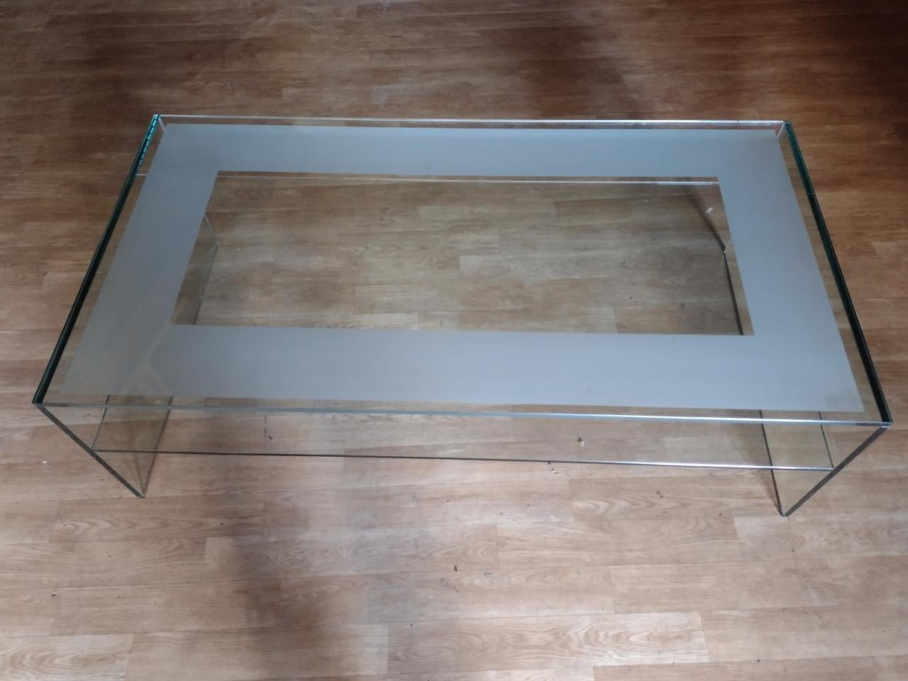 Te koop: Mooie Glazen Salontafel