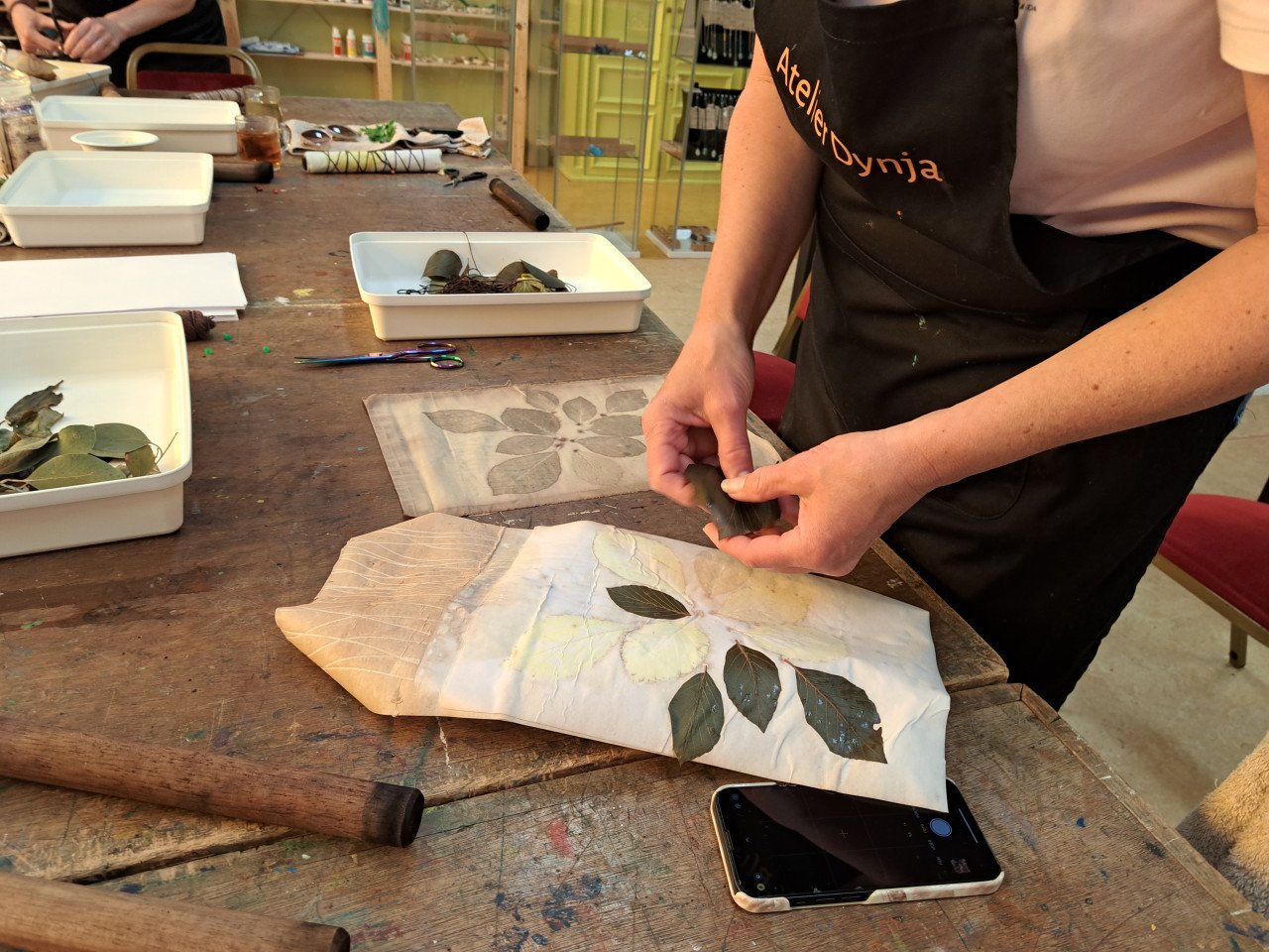 Workshop Ecoprinten 28 oktober 11.00-15.00 uur