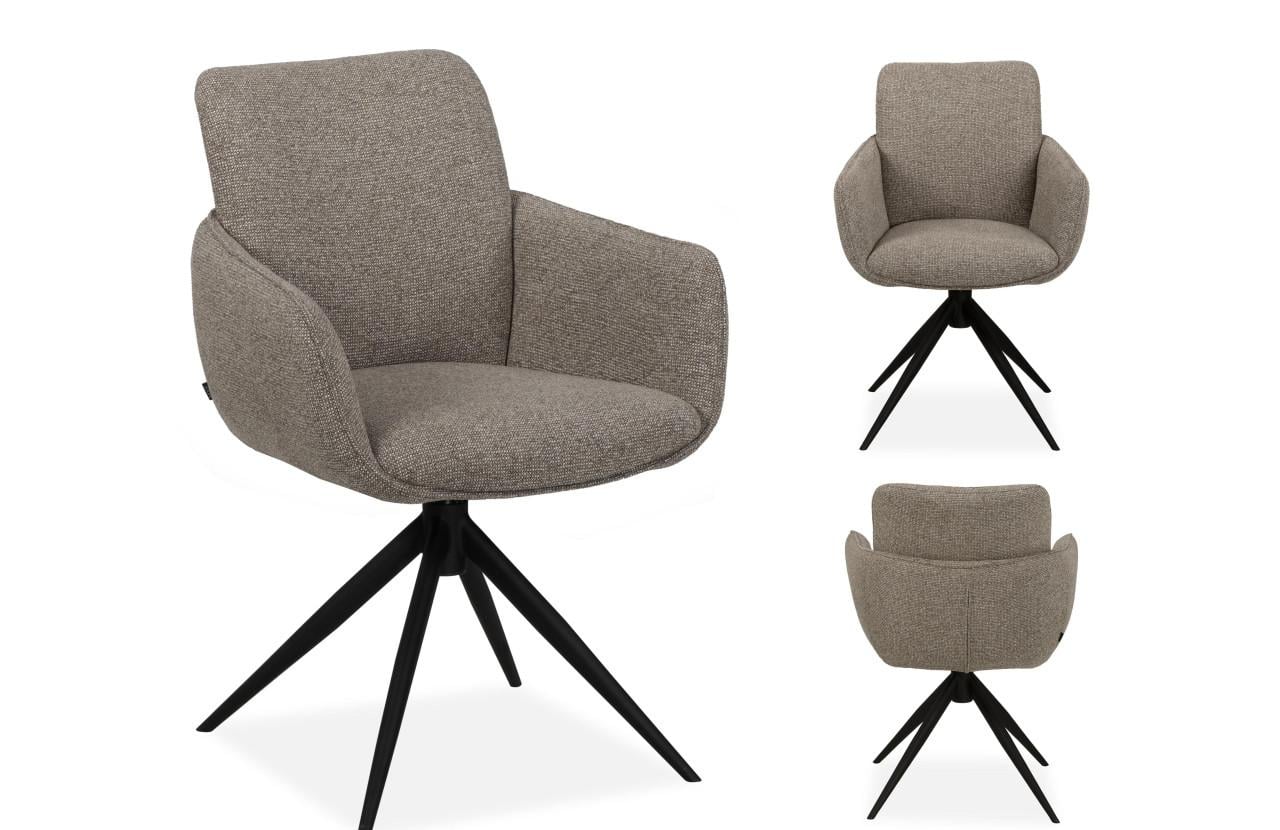 DRAAIBARE EETKAMERSTOELEN MET ARM 😍