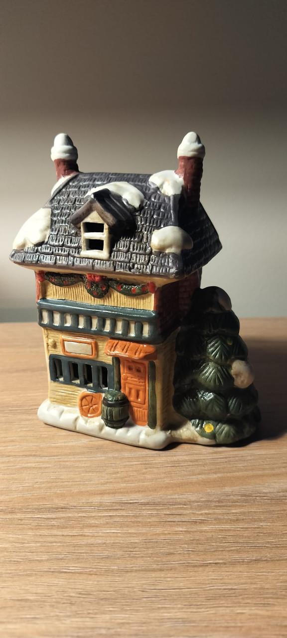 Vintage Kerstdorp Nova 1995 – Grote Set met Huisjes en Figuren