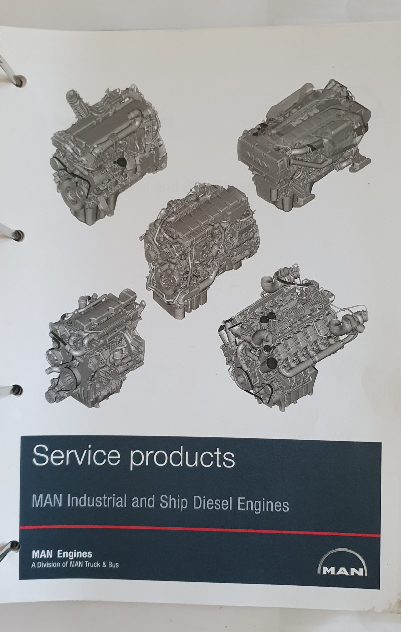 Werkplaats Handboek Onderdelen "MAN" SCHEEPSMOTOR