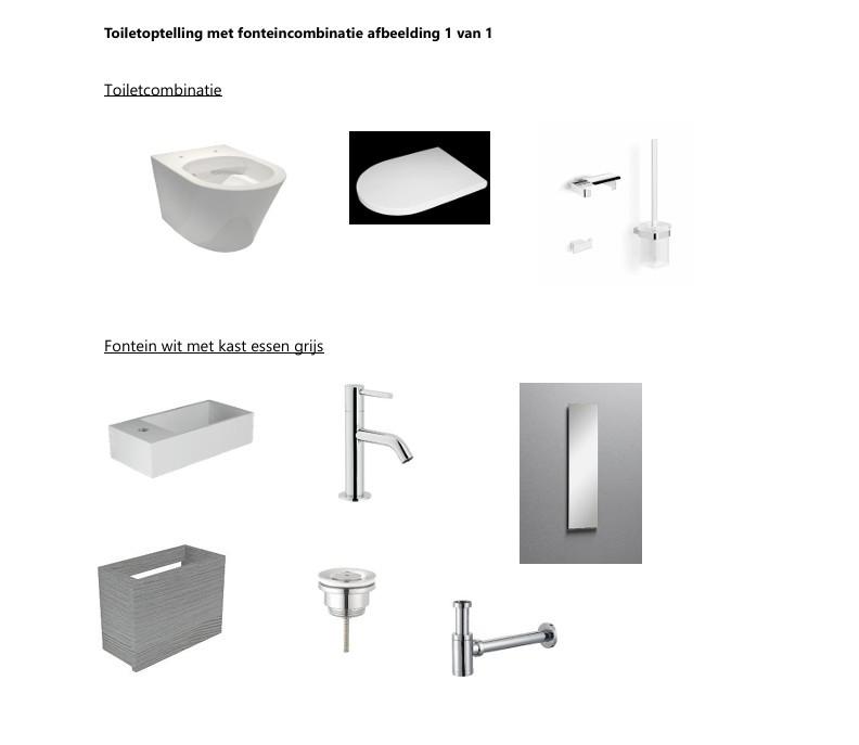 Sanitair | Badkamer + Toilet ---> T.E.A.B.