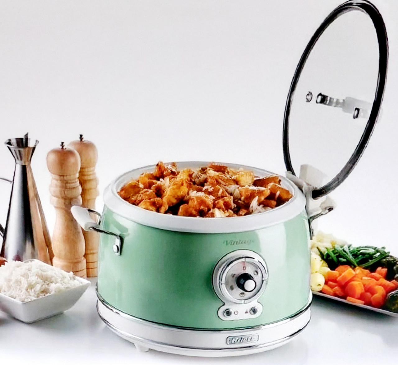 Slowcooker, rijstkoker, Ariete 2904 Vintage design