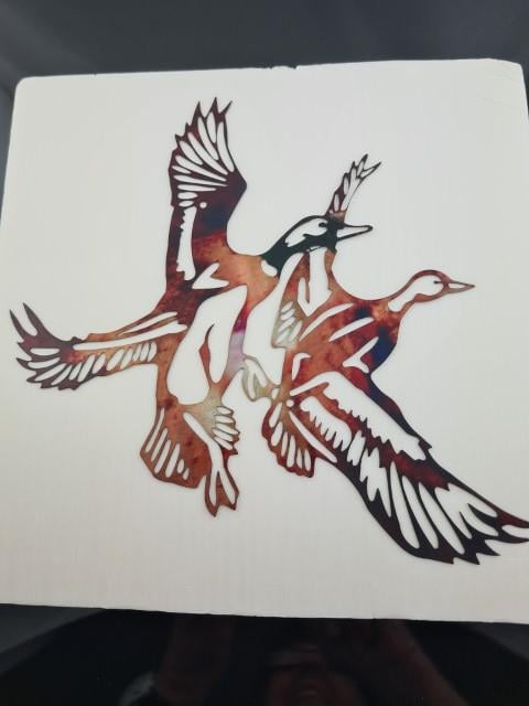 Muurdecoratie vliegende Eenden