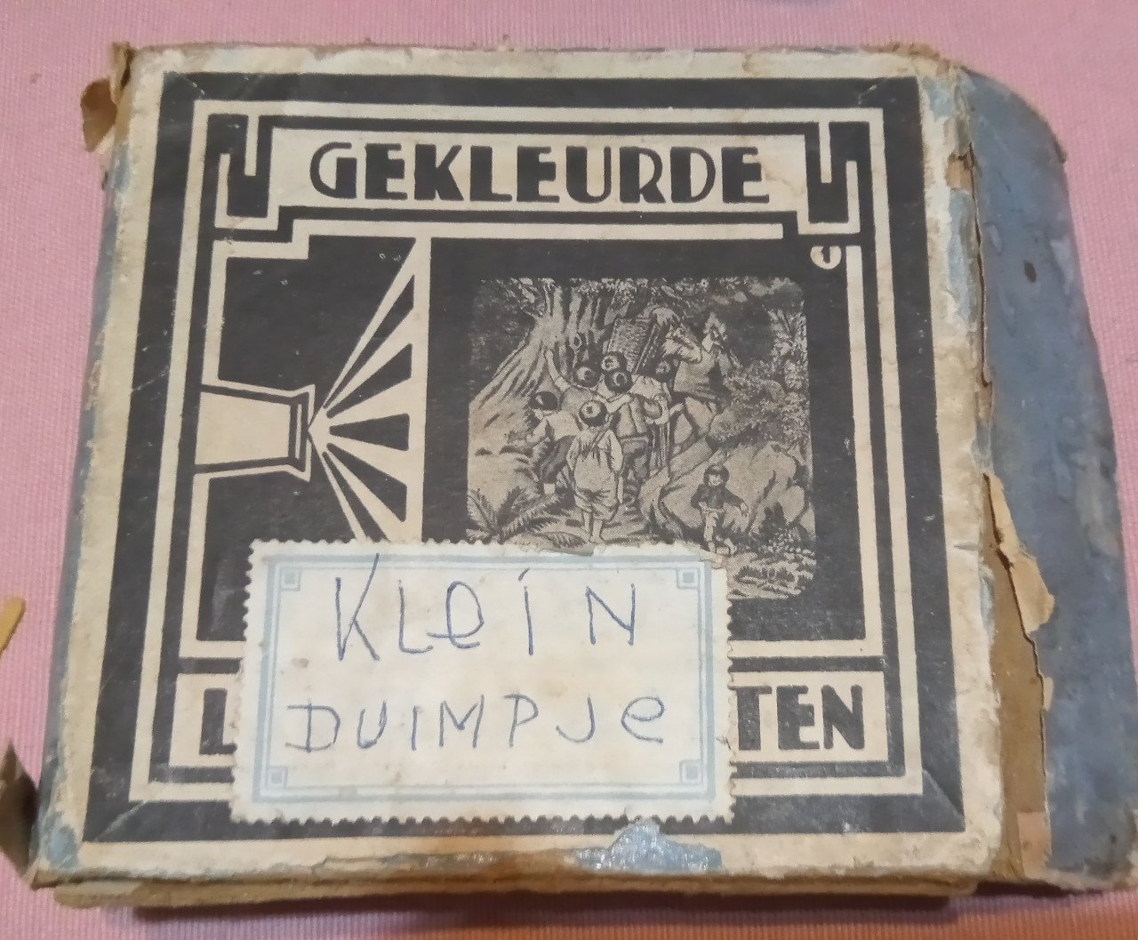 Pracht verzameling plm 50 toverlantaarn plaatjes
