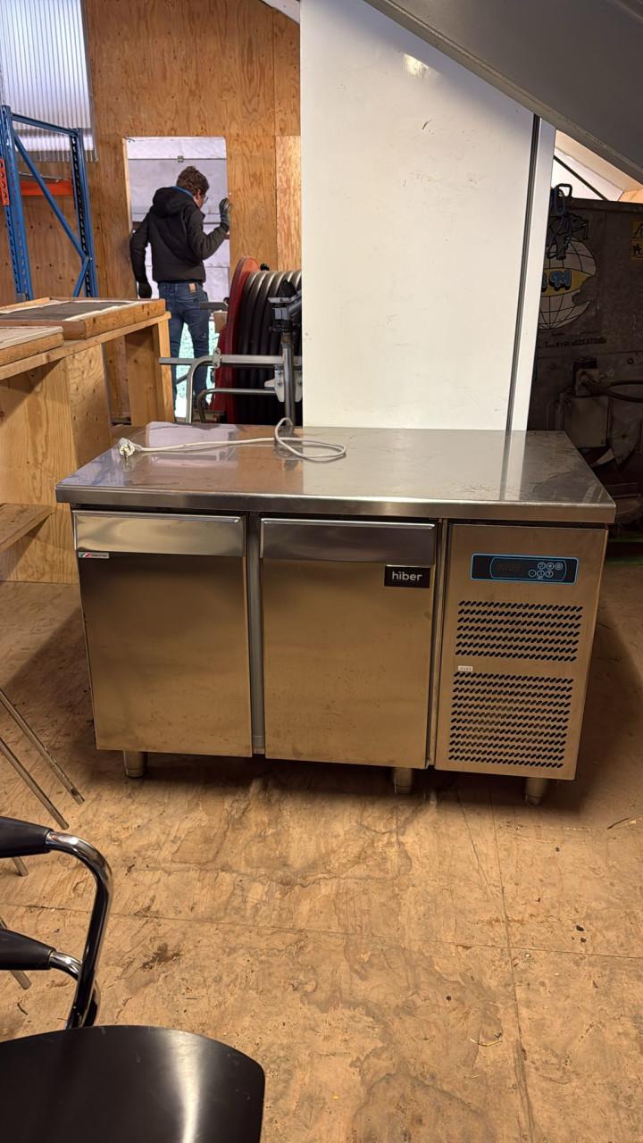 Koelwerkbank met twee deuren RVS