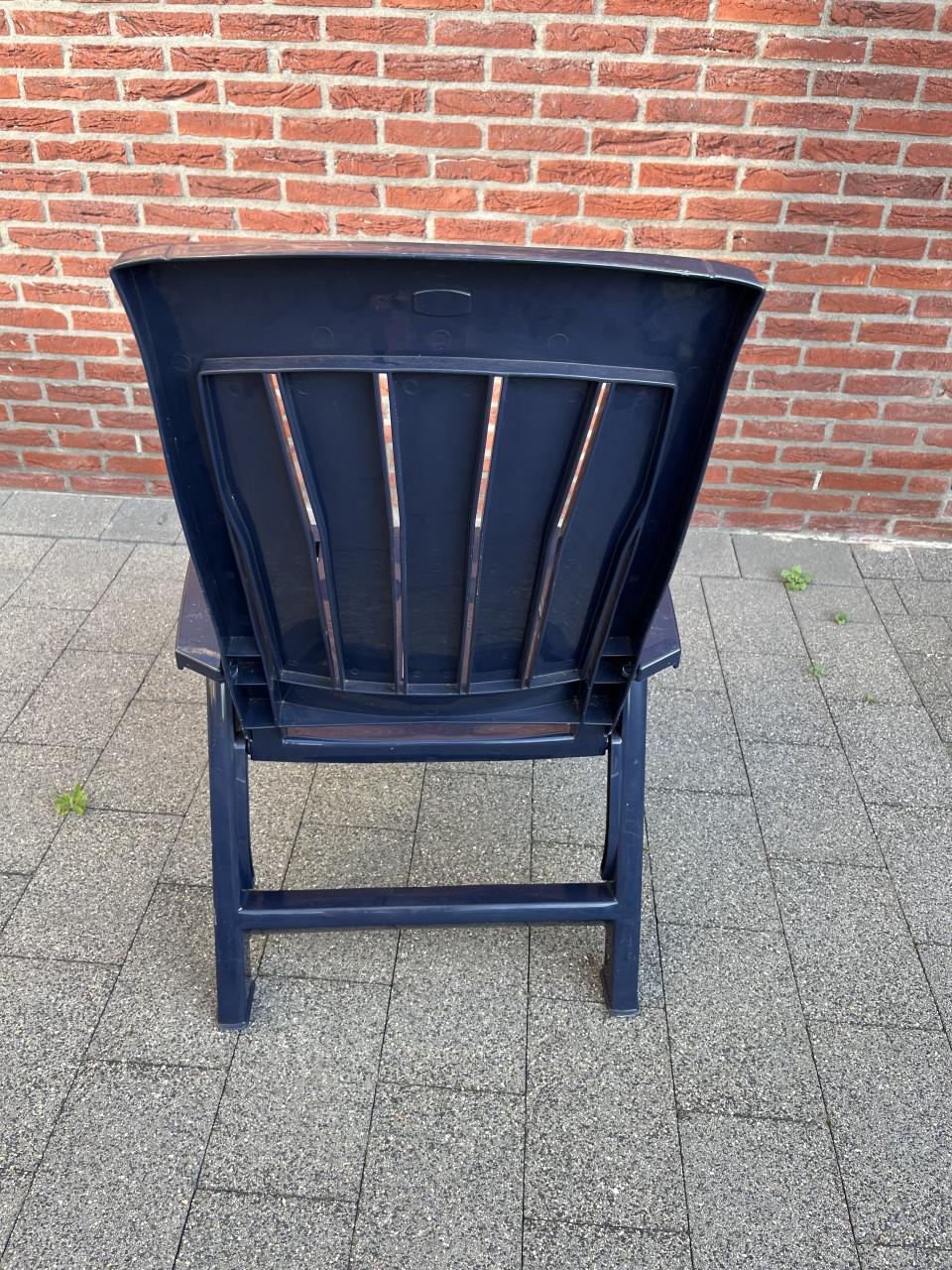 Tuinstoel, blauw