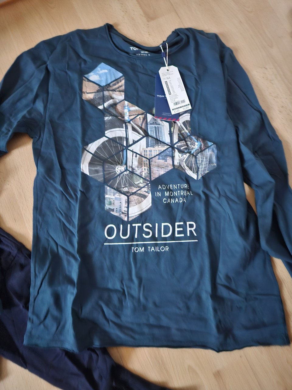 6 Longsleeves 158/164 NIEUW