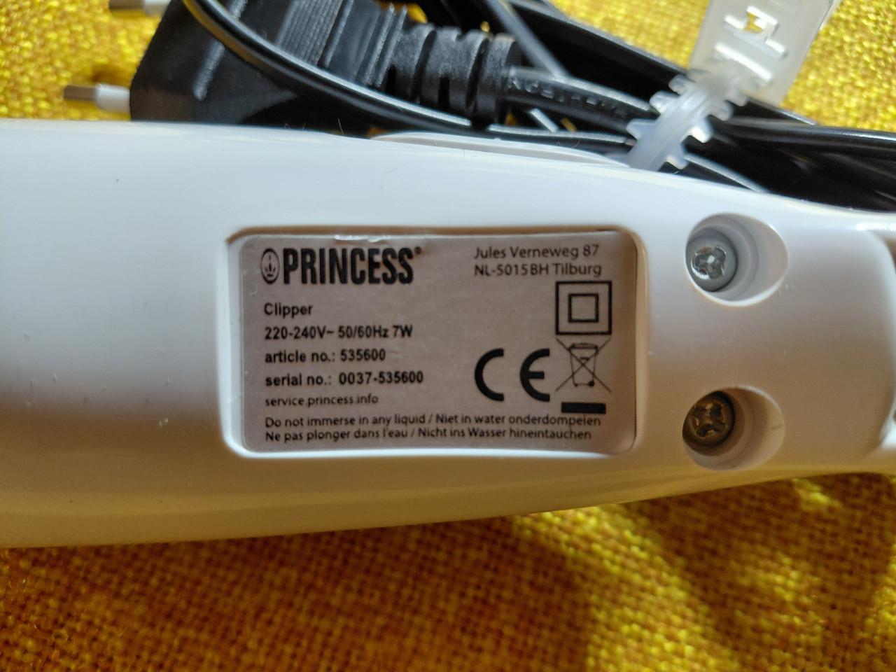 Bijna nieuwe tondeuse of haartrimmer. Merk Princess