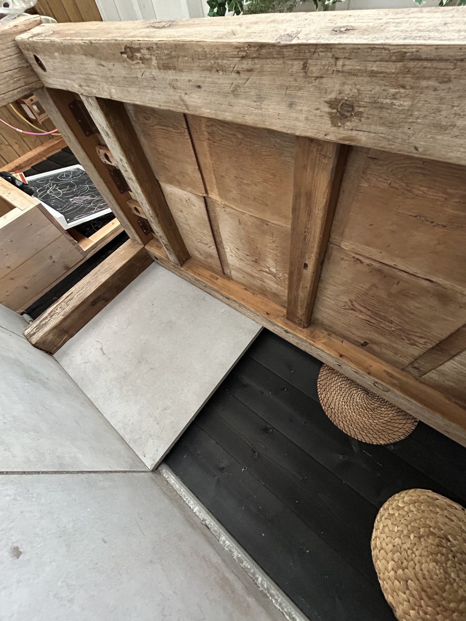 Teak houten tafel