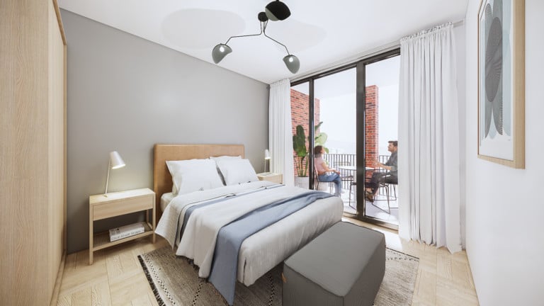 Nieuwbouwappartement, 2slaapkamers, balkon, parkeerplaats-Centrum Terneuzen