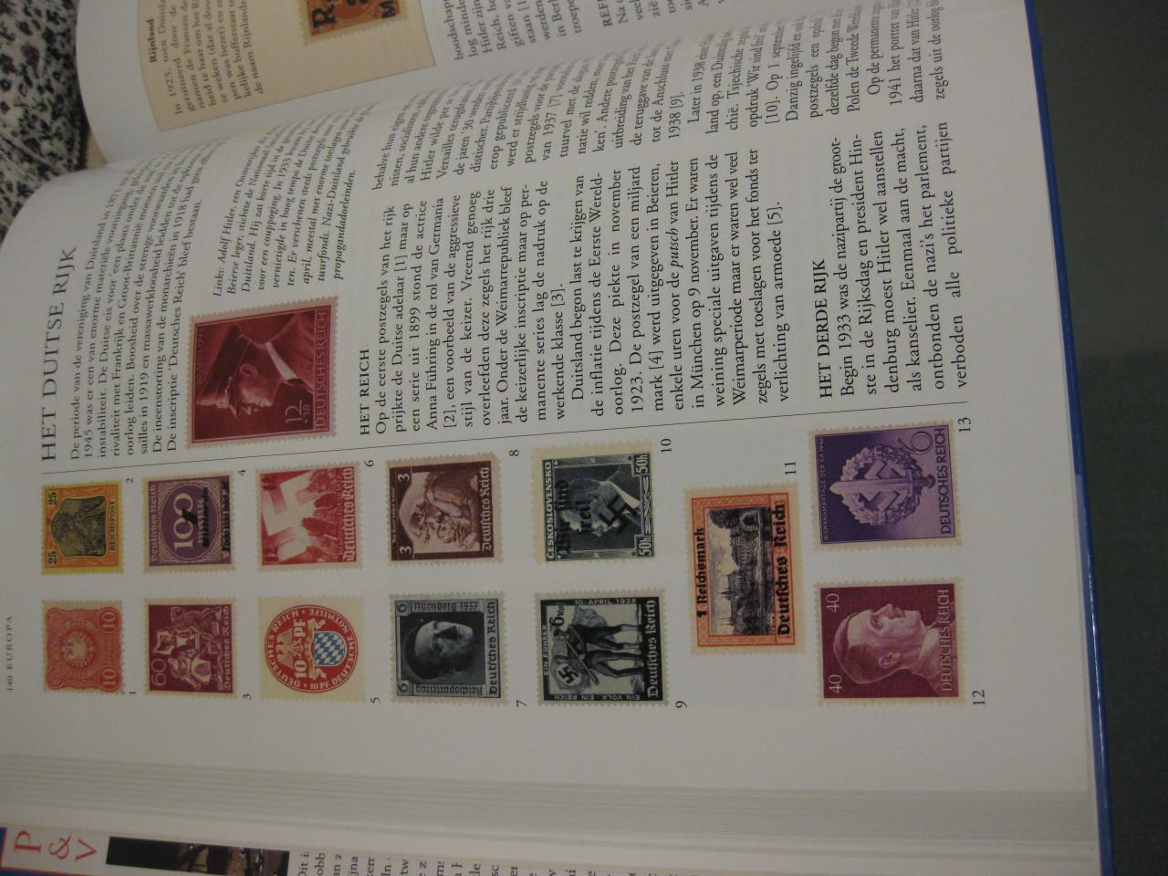 Te koop groot postzegelboek