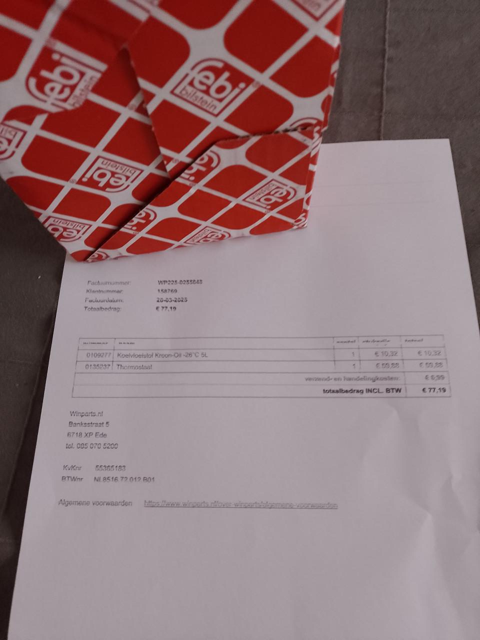 Thermostaat 32988 FEBI voor BMW-Nieuw in verpakking