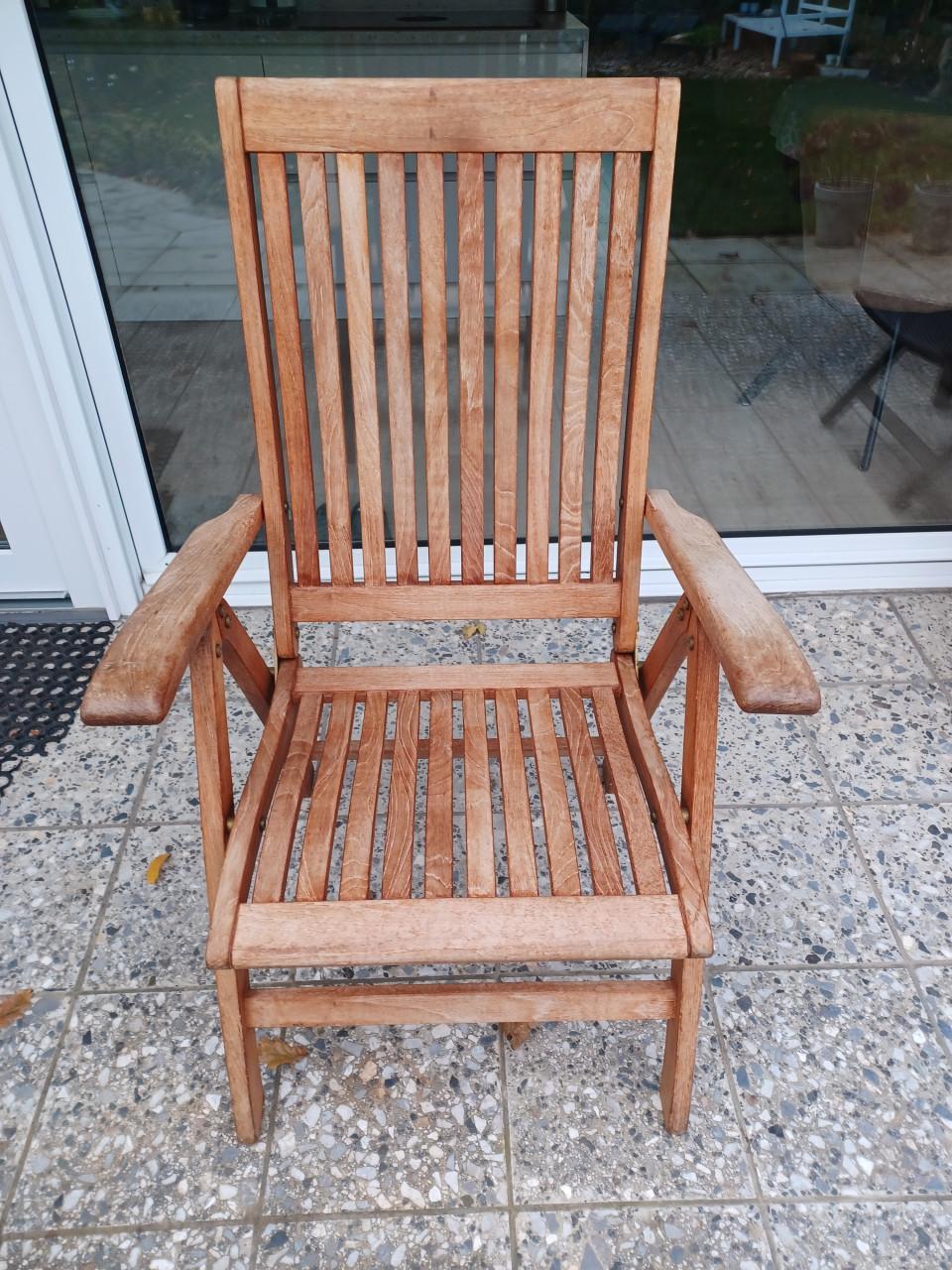 Standenstoel hardhout