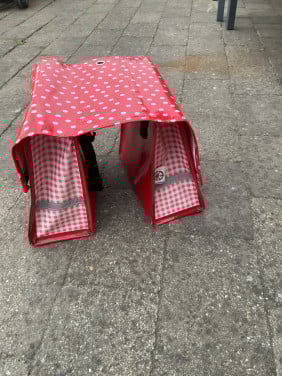 Polka kinder fietstas 18 liter- merk: du baj