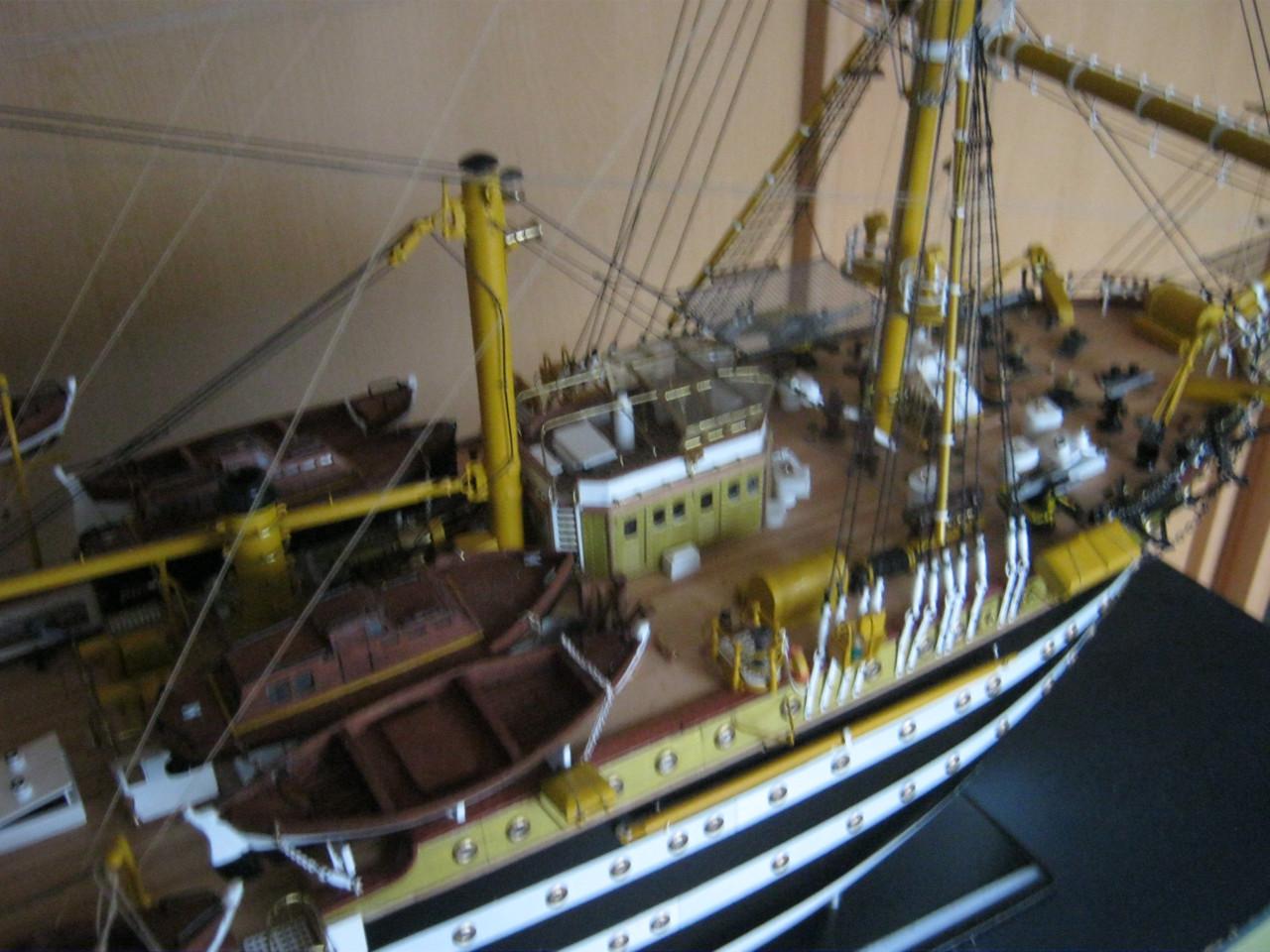 Scheepsmodel. AMERICO VESPUCCI.