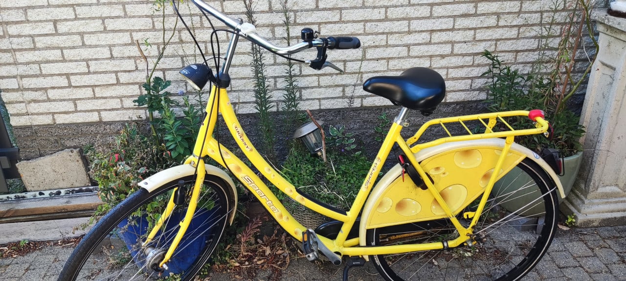 Goede schoolfiets - opoe fiets / omafiets / kaasfiets - frame 53