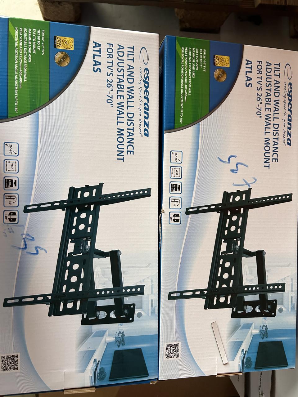 TV muurbeugel 26" tot 70" inch.