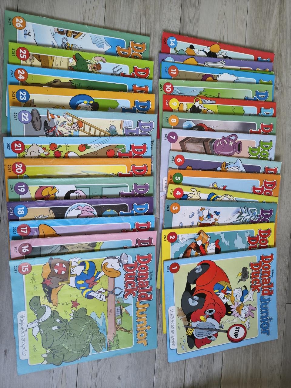 Complete set van Donald Duck Junior