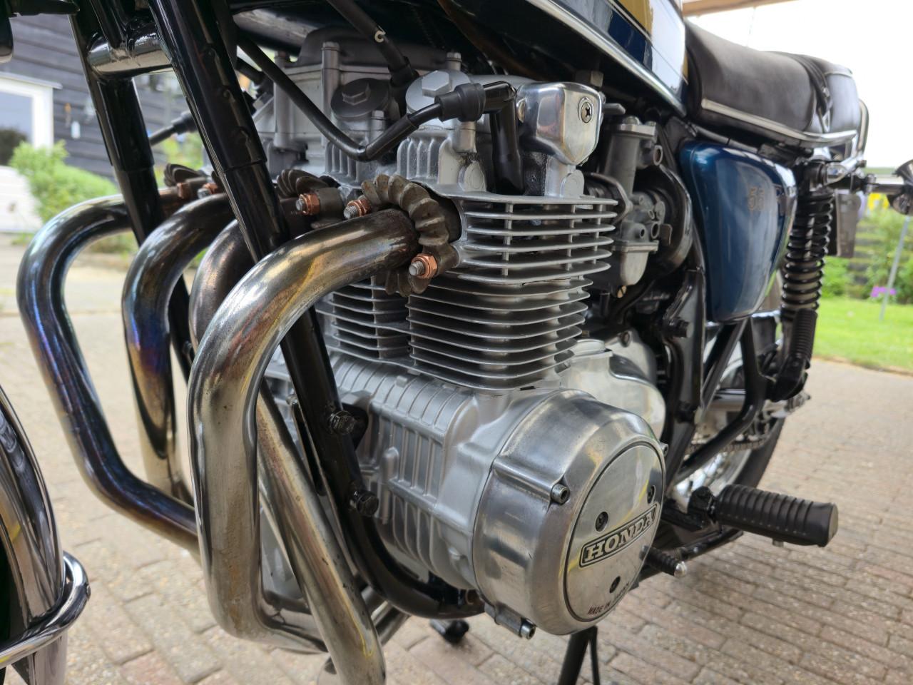 Honda CB550 Four 1977 blauw