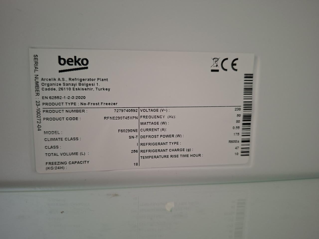 Vriezer Beko Pro Smart Inverter