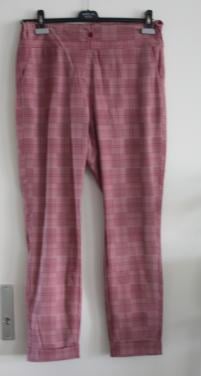 Roze rode geruite broek maat xl