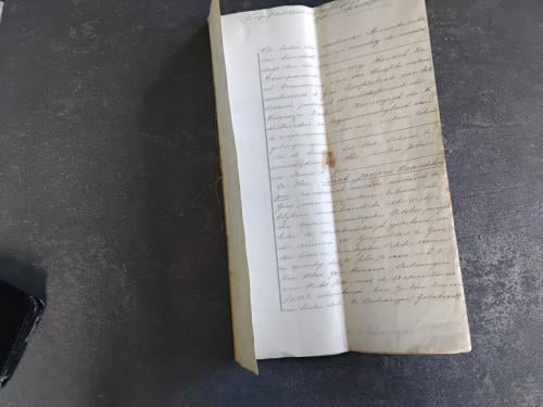 Akte van Overschrijving onroendgoed Goes in de herberg het Slot Oostende