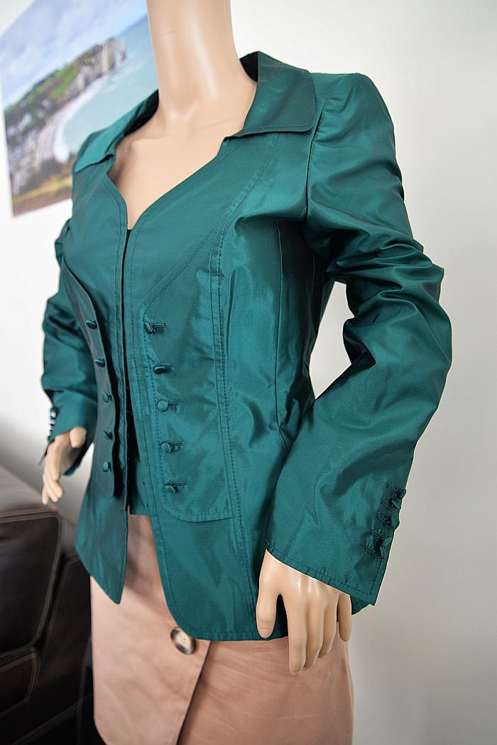 Rena Lange: Nieuwe blazer smaragdgroen maat 38