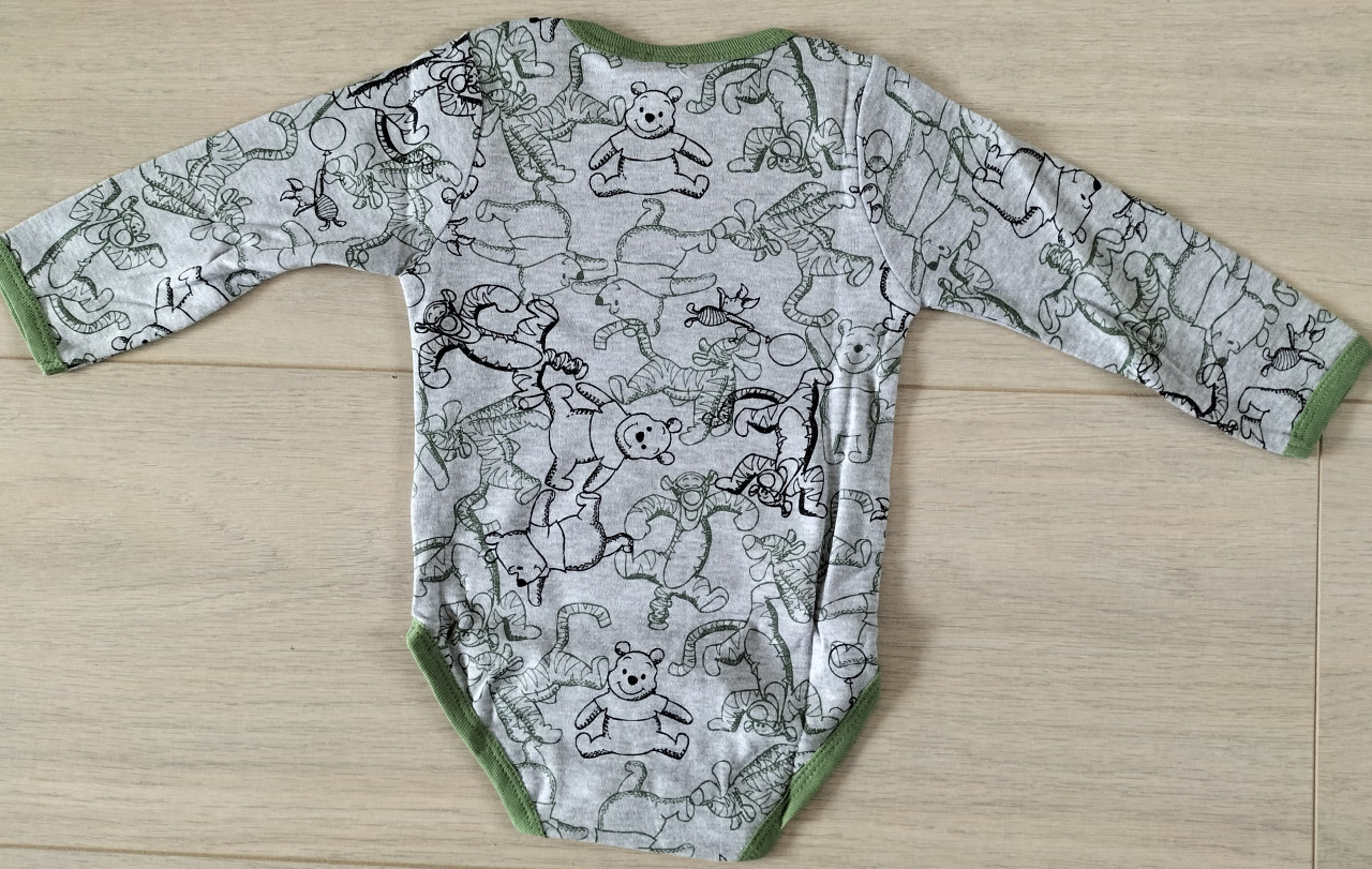 Disney romper Winnie the Pooh grijs maat 74/80
