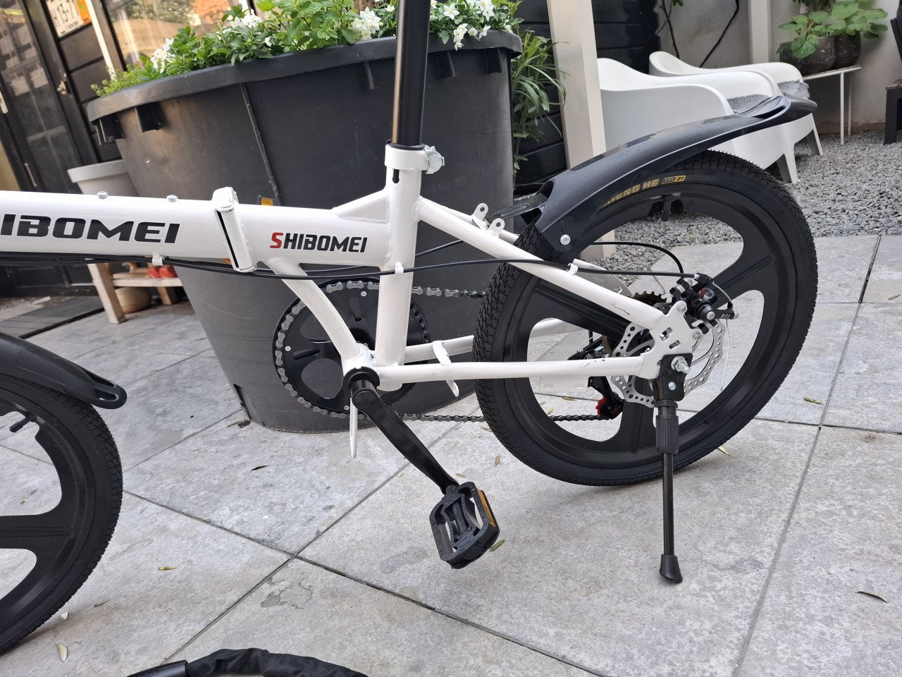 Vouwfiets/ mountainbike stijl. 20inch, wit