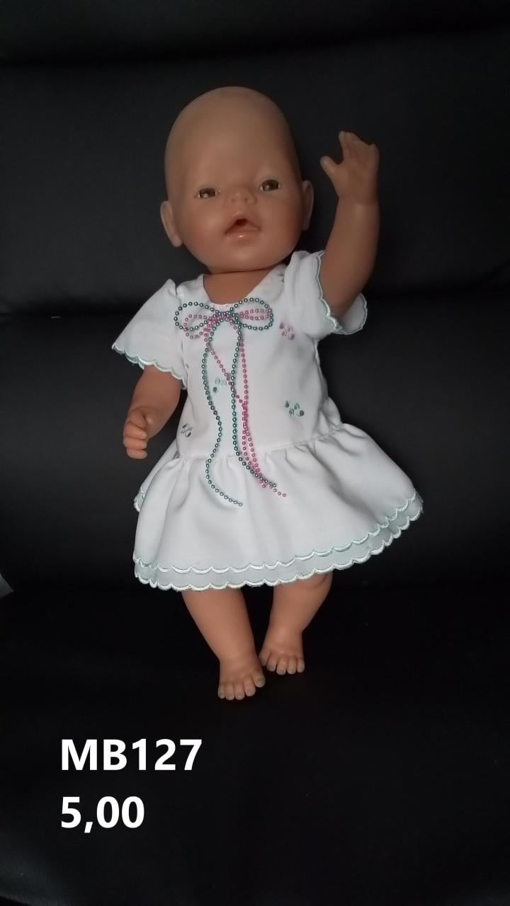 Poppenkleertjes baby born. Feestjurk. Opbrengst KiKa.