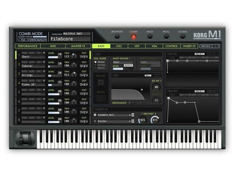 Midiplus AK490 Keyboard (Voor Midi VST Instrumenten)