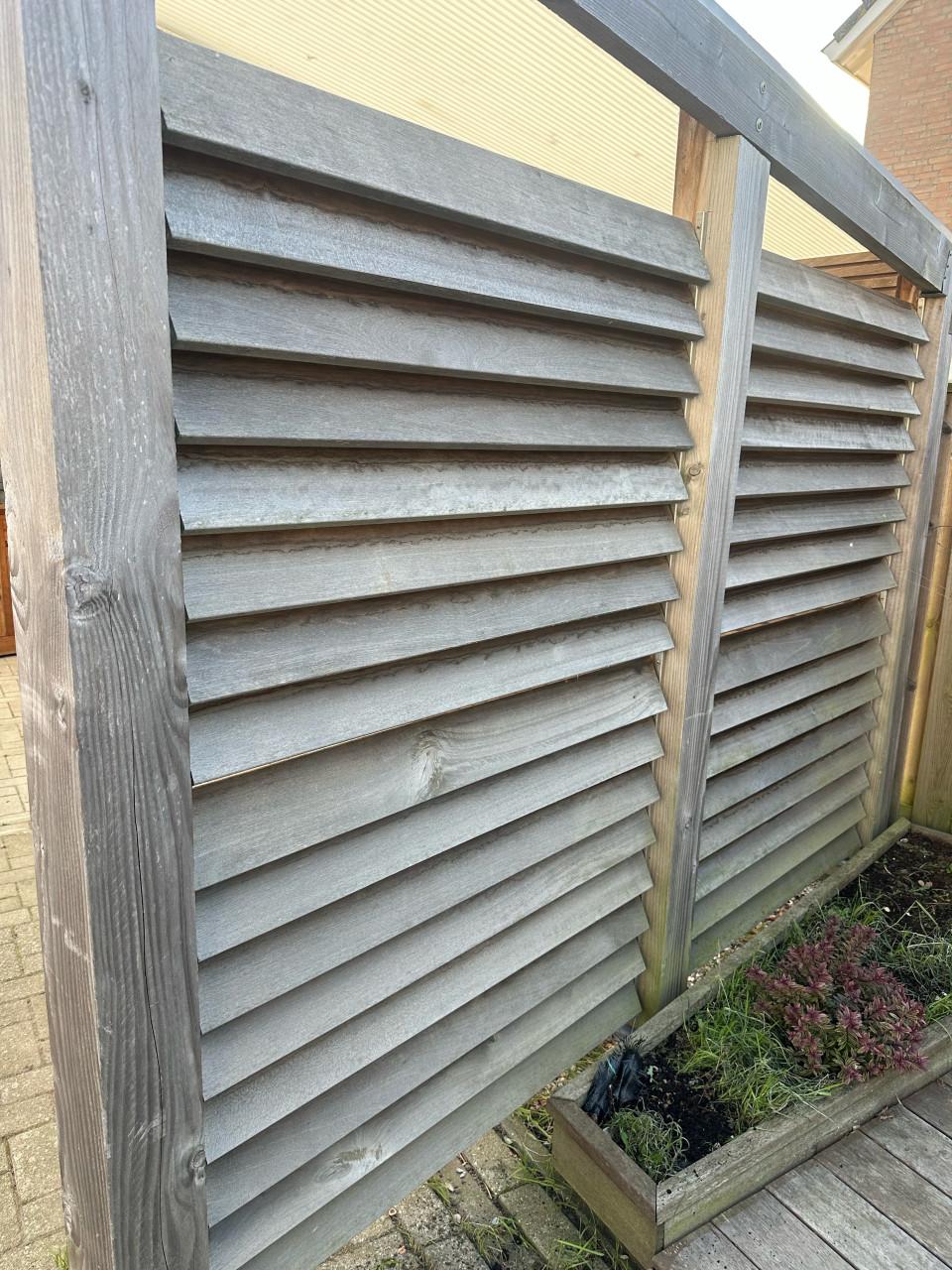 Overkapping van zeer degelijke kwaliteit 6x3 meter