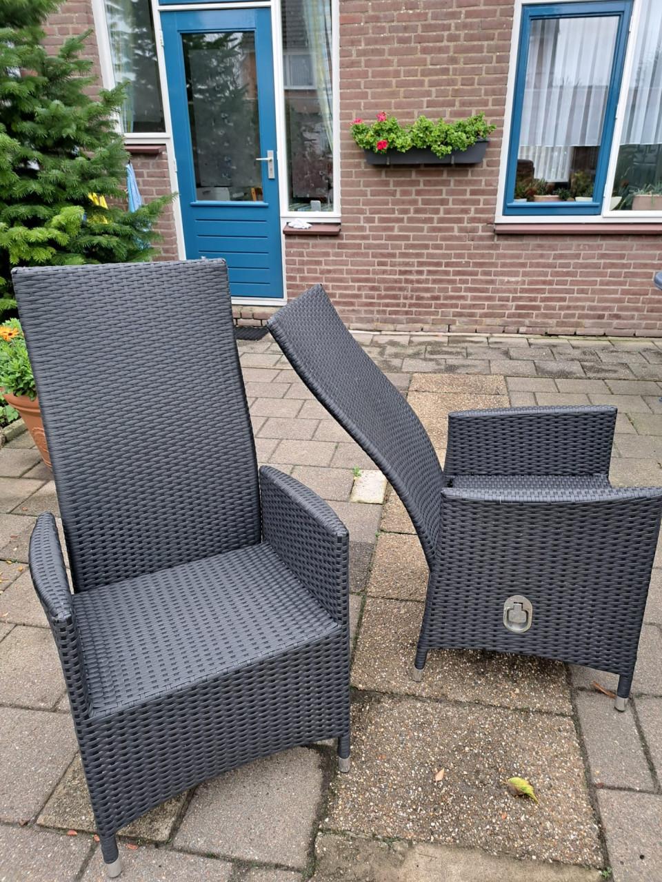 Tuinstoelen met verstelbare rugleuning