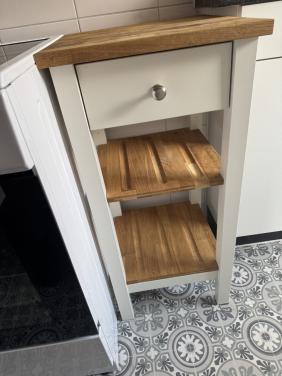 Populaire IKEA STENSTORP Roltafel / Keukentrolley – Wit/Eiken