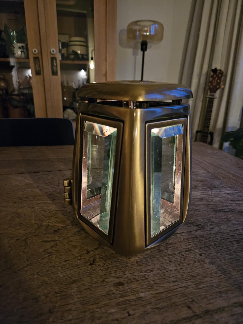 Prachtige nieuwe messing graflantaarn of graflicht