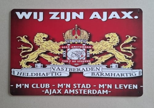 Ajax Metalen Bord