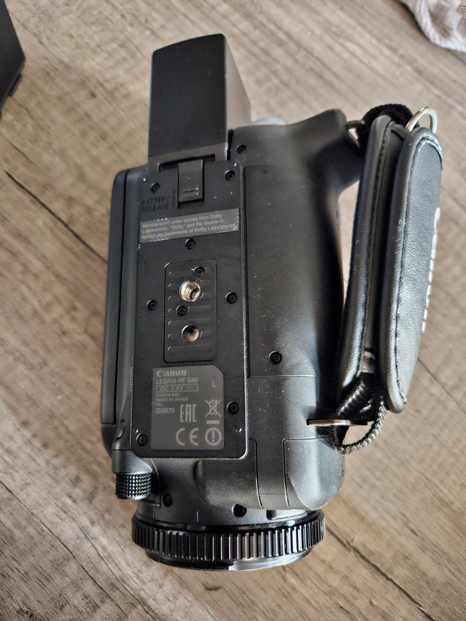 Prima werkende Canon Legria HF G40 WiFi full hd camcorder