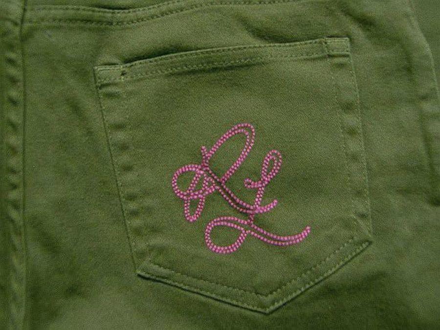 PJC RALPH LAUREN: Nieuwe stretchbroek diepgroen maat 36+38